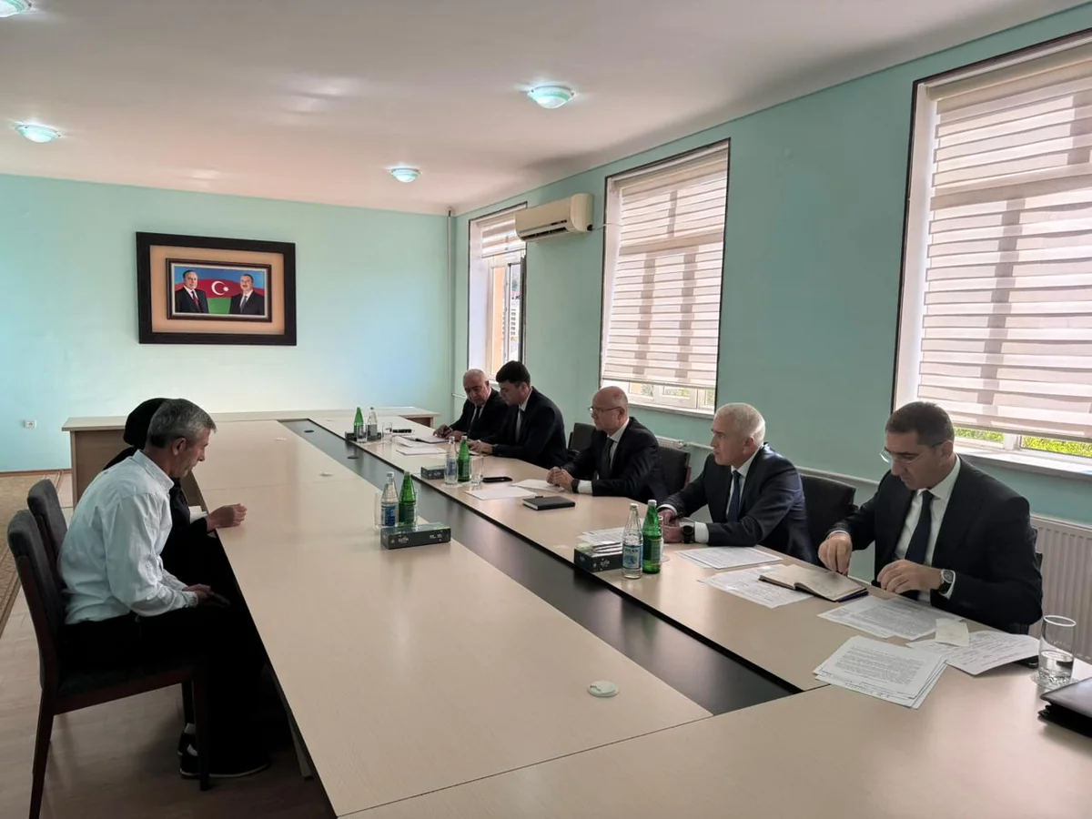 Pərviz Şahbazov Naxçıvanda vətəndaşları qəbul edib