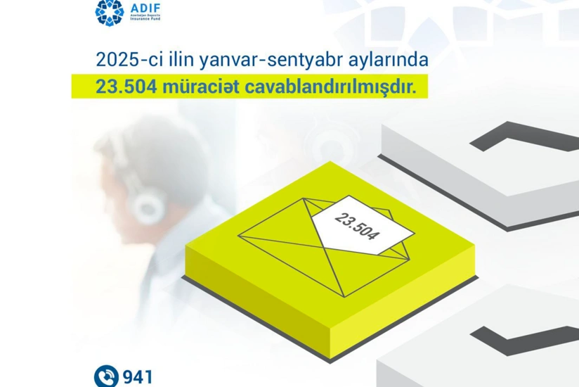 Əmanətlərin Sığortalanması Fondu 9 ayda 24 minə yaxın müraciət qəbul edib