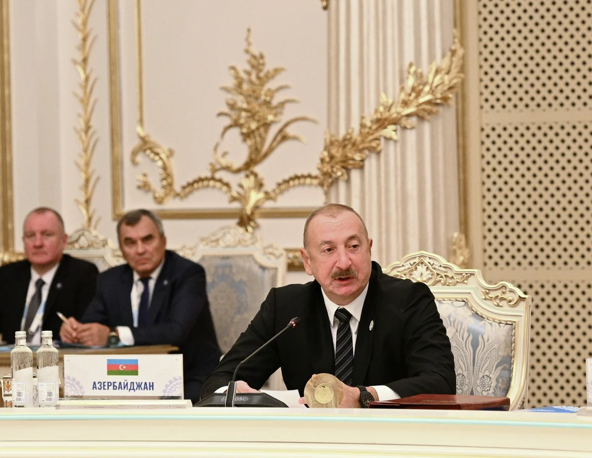 İlham Əliyev MDB Dövlət Başçıları Şurasının iclasında Laçının inkişafından danışıb