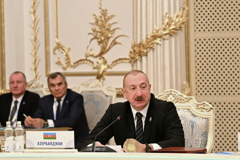 Ильхам Алиев на заседании Совета глав государств СНГ рассказал о развитии Лачына