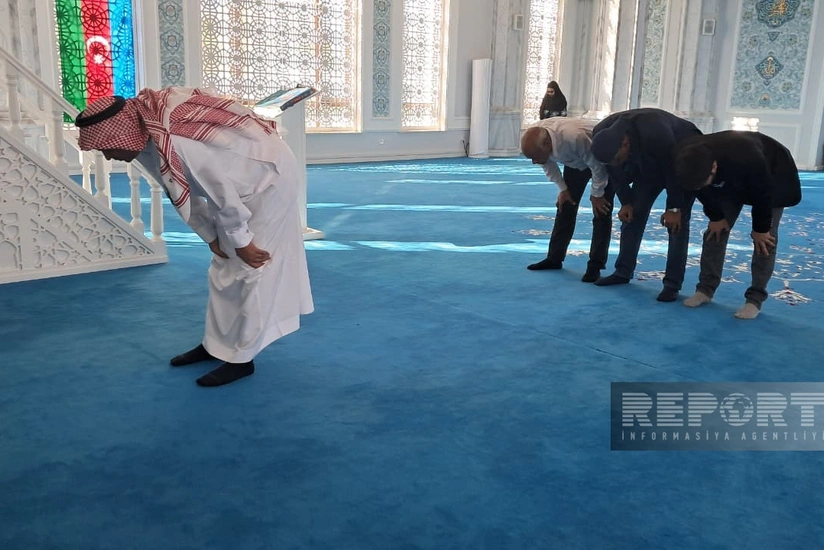 Beynəlxalq konfransın iştirakçıları Zəngilan məscidində namaz qılıblar - YENİLƏNİB