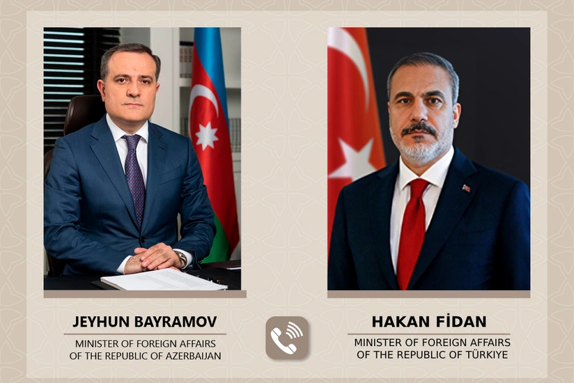 Azərbaycan və Türkiyə XİN başçıları Yaxın Şərqdəki vəziyyəti müzakirə edib