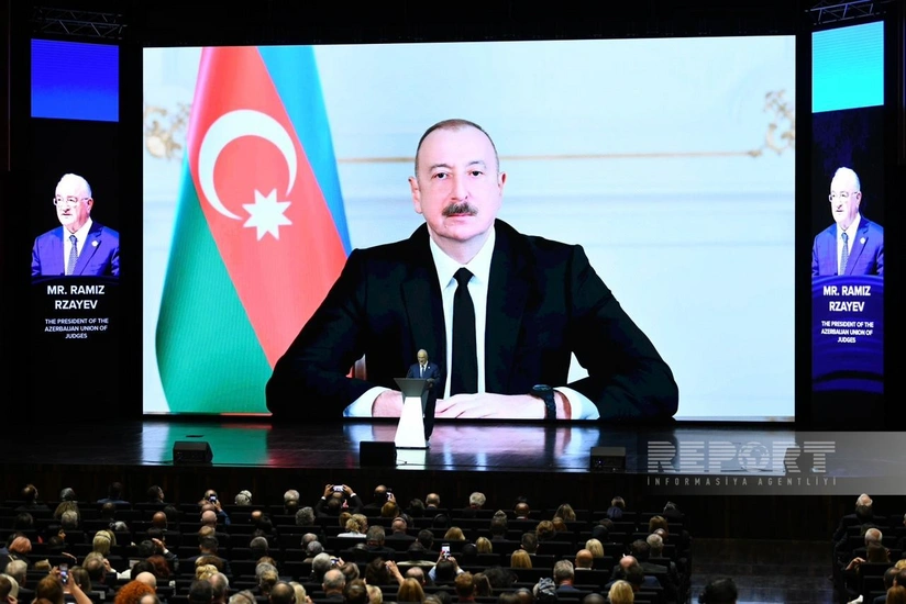 İlham Əliyev Beynəlxalq Hakimlər Assosiasiyasının 67-ci Baş Assambleyasının iştirakçılarına müraciət edib - YENİLƏNİB
