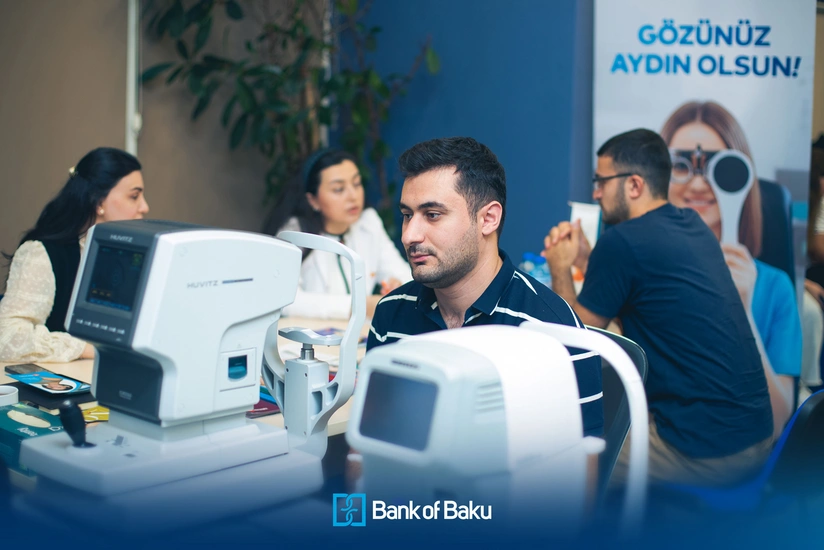 Bank of Bakudan Gözünüz aydın olsun! şüarı ilə sağlamlıq aksiyası