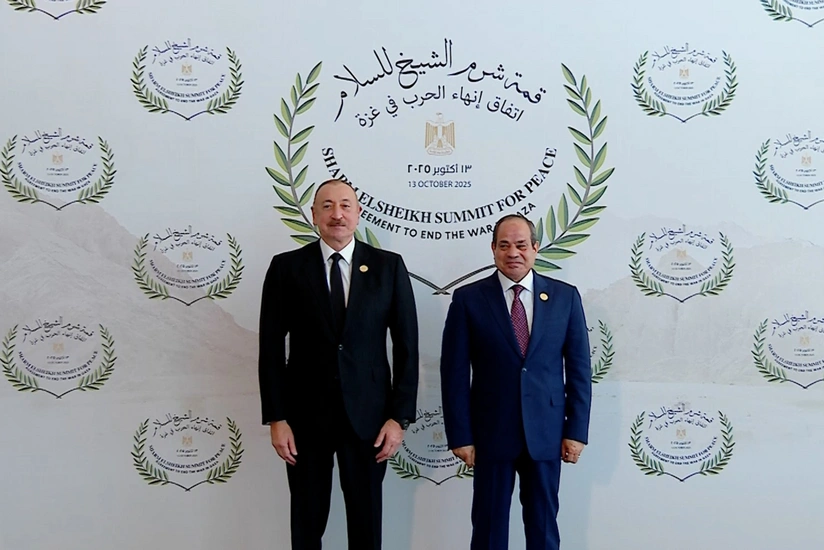 İlham Əliyev Yaxın Şərq Sülh Sammitində iştirak edir