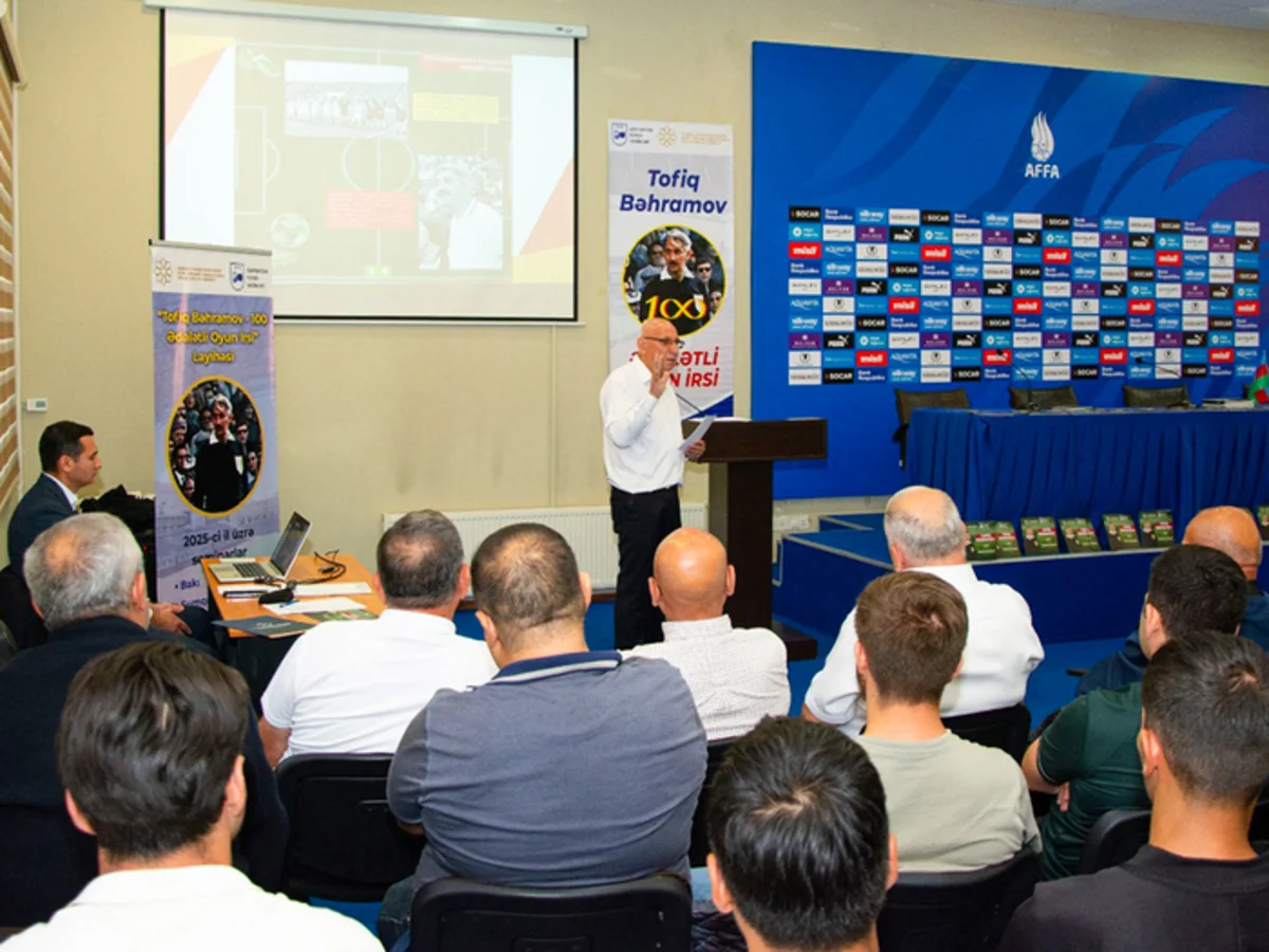 AFFA-da Tofiq Bəhramov – 100: Ədalətli Oyun İrsi seminarı keçirilib
