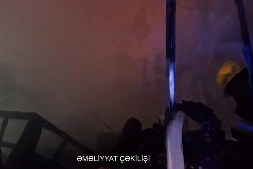 Zığda yaşayış evində yanğın olub, təhlükəli vəziyyətdə qalmış şəxs xilas edilib