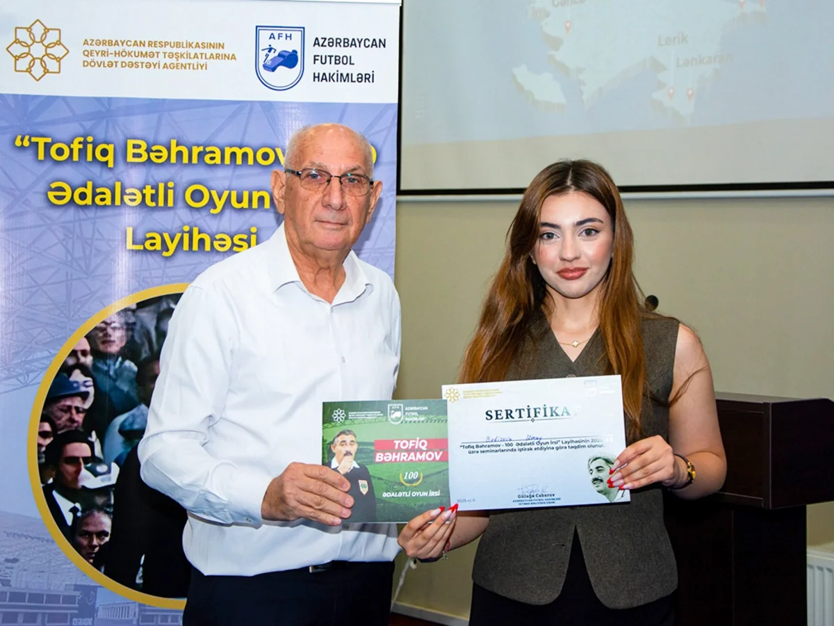Futbol Hakimləri İctimai Birliyinin sədri: Tofiq Bəhramovu ölkədə daha da tanıtmaq istəyirik