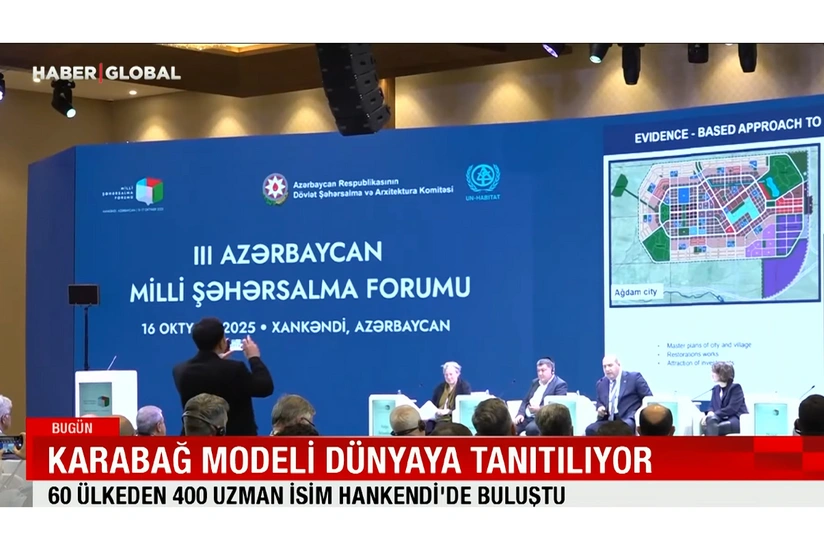 Haber Global: Qarabağda şəhərsalma modeli beynəlxalq ictimaiyyətə təqdim edilib