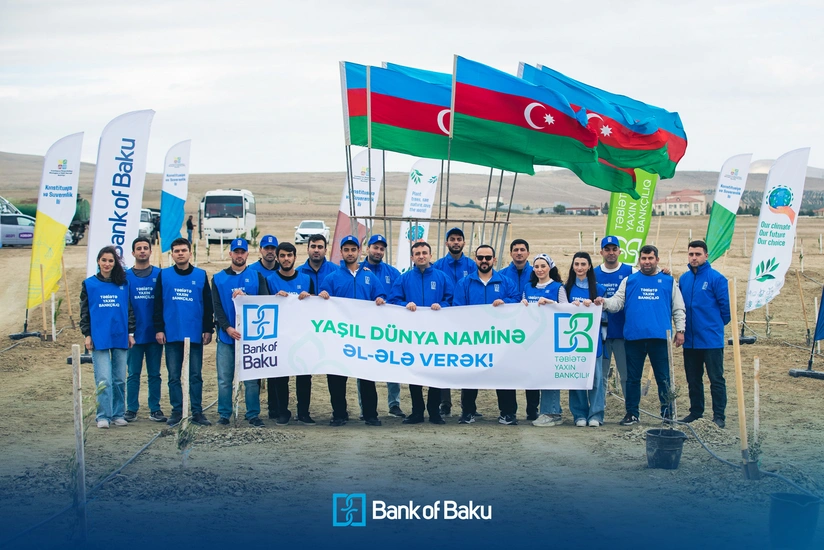 Bank of Bakudan yaşıl təşəbbüs – növbəti ağacəkmə aksiyası keçirildi