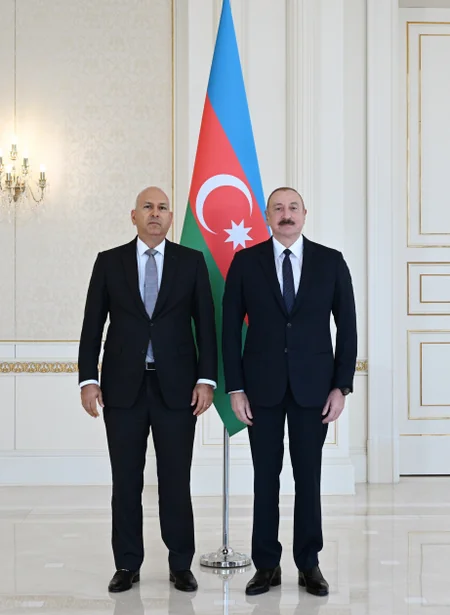 President Ilham Aliyev receives credentials of newly appointed ambassador of Egypt to Azerbaijan