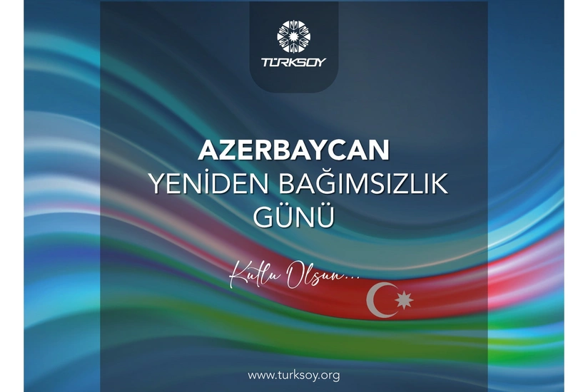 TÜRKSOY Azərbaycanı Müstəqilliyin Bərpası Günü münasibətilə təbrik edib