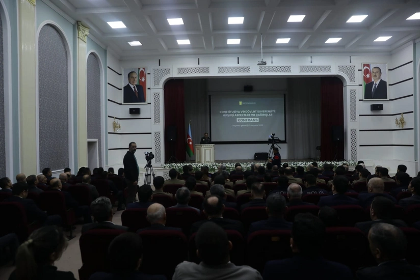 Xaçmazda konstitusiya və dövlət suverenliyinə həsr olunmuş regional konfrans keçirilib - YENİLƏNİB