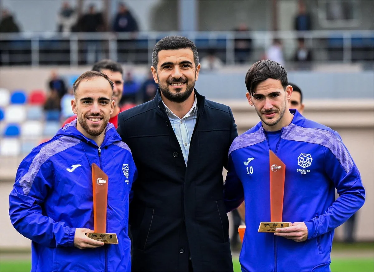 Şamaxı klubunun futbolçuları mükafatlandırılıb