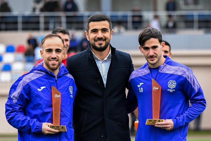 Şamaxı klubunun futbolçuları mükafatlandırılıb