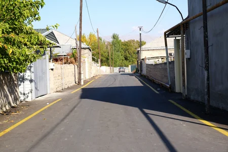 Naxçıvanda bir sıra kənddaxili yollar yenidən qurularaq istifadəyə verilib