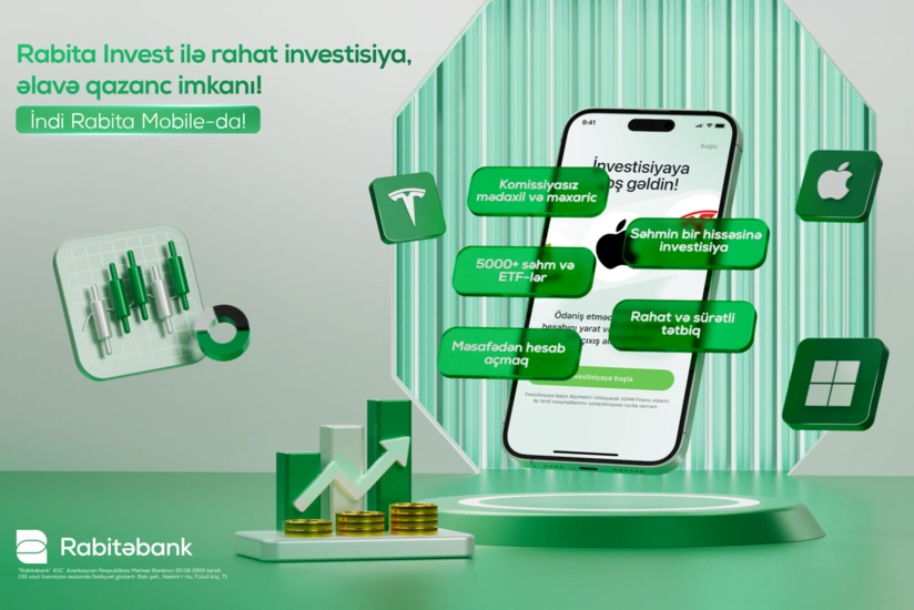 Yeni nəsil investisiya imkanı artıq Rabita Mobileda!
