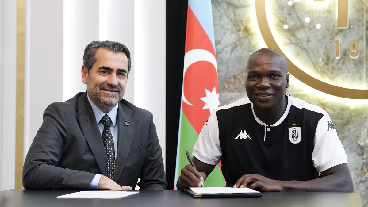 Neftçi Vensan Abubakarla müqavilənin müddətini açıqlayıb