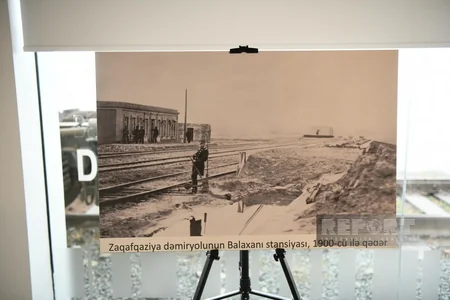 Dəmiryol Muzeyində Qara qızılın saldığı dəmir yollar adlı fotosərginin təqdimatı olub