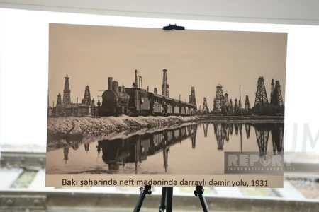 Dəmiryol Muzeyində Qara qızılın saldığı dəmir yollar adlı fotosərginin təqdimatı olub