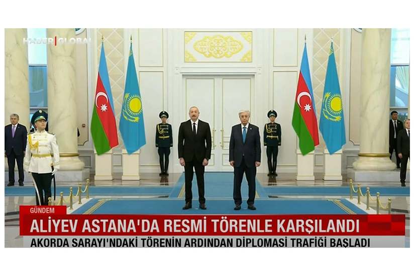 Haber Global İlham Əliyevin Qazaxıstana dövlət səfəri ilə bağlı material hazırlayıb