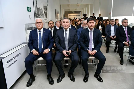 Dəmiryol Muzeyində Qara qızılın saldığı dəmir yollar adlı fotosərginin təqdimatı olub
