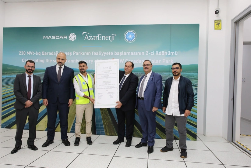 Qaradağ GES-də 1 milyard kilovat-saat elektrik enerjisi istehsal olunub