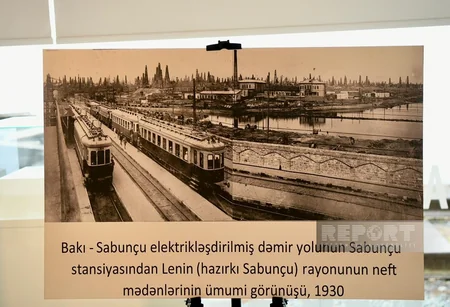 Dəmiryol Muzeyində Qara qızılın saldığı dəmir yollar adlı fotosərginin təqdimatı olub