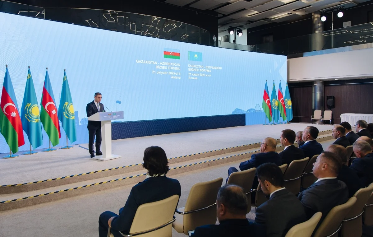 Astanada Qazaxıstan-Azərbaycan biznes forumu keçirilib