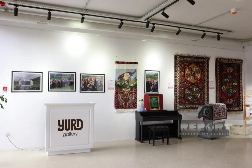 International travelers visit Art Gallery in Lachin