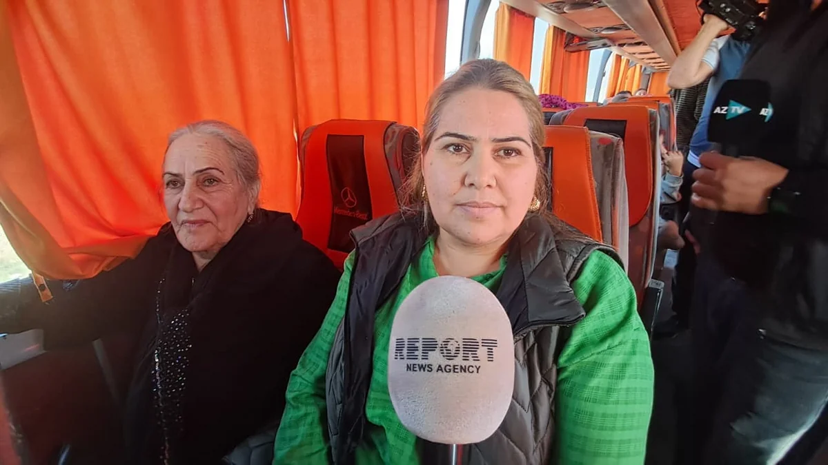 Təzəbinə sakini: 13 yaşında tərk etdiyim kəndimizə indi qazi anası kimi qayıdıram