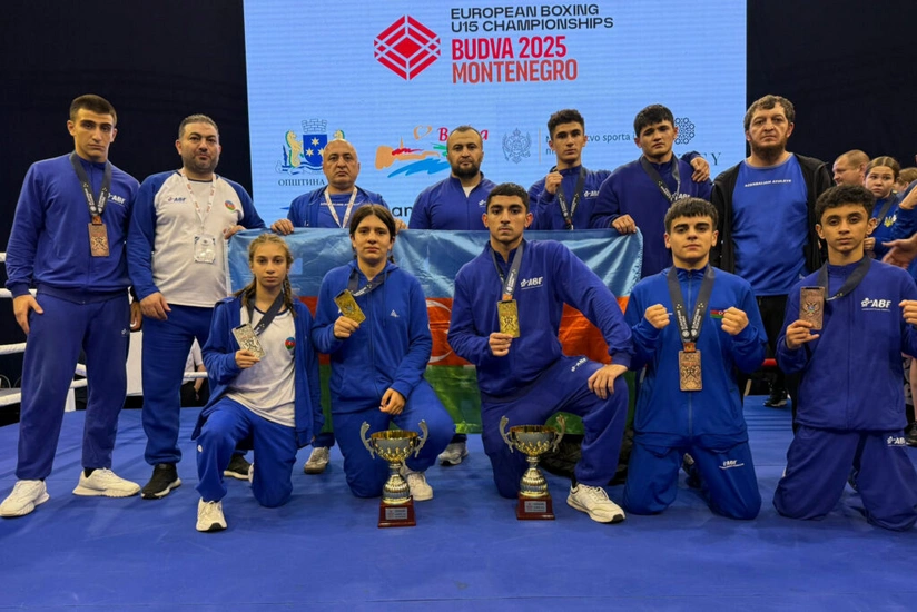Azerbaijani youth boxers claim 8 medals at U-15 European Championship in Montenegro