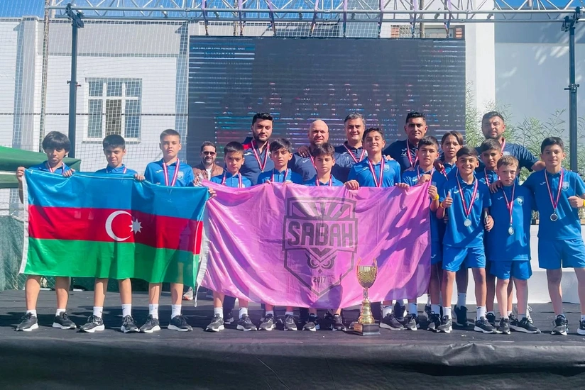 Sabahın U-12 komandası Türkiyədə beynəlxalq turnirin qalibi olub