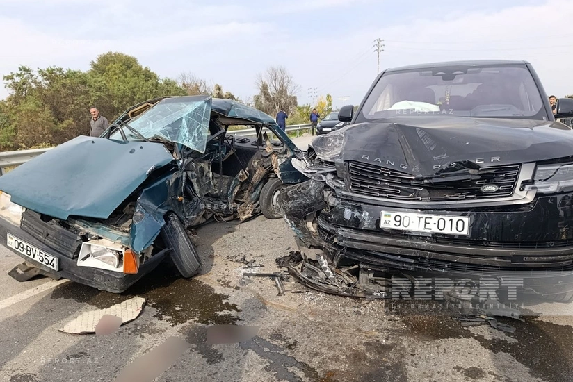 В Зардабе при столкновении двух автомобилей погиб один человек