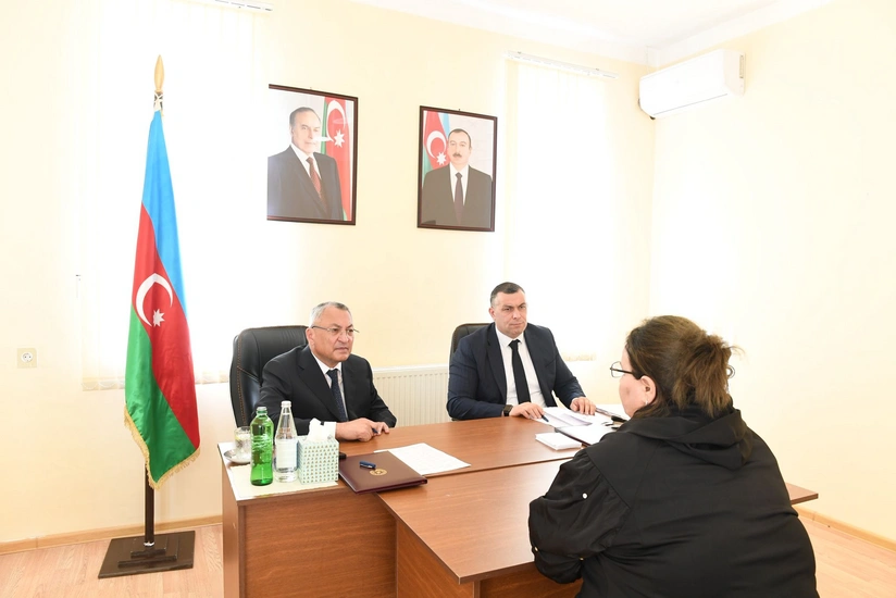 Qaçqınkom Kürdəmirdə vətəndaş qəbulu keçirib