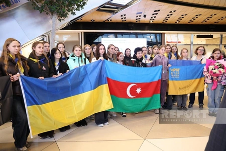 Thirty more Ukrainian children arrive in Azerbaijan for rehabilitation