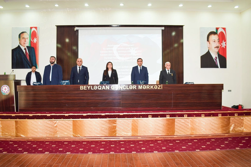 Beyləqanda Zəfər günü milli-dini həmrəyliyin təntənəsi mövzusunda tədbir keçirilib