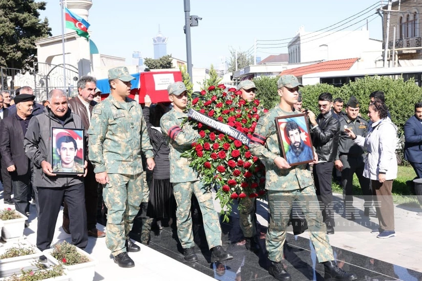 Birinci Qarabağ müharibəsinin itkin-şəhidi Mübariz Şahmurov dəfn olunub - YENİLƏNİB