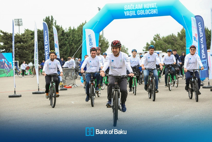 Bank of Baku əməkdaşlarından veloyürüş – Sağlam həyat, yaşıl gələcək!
