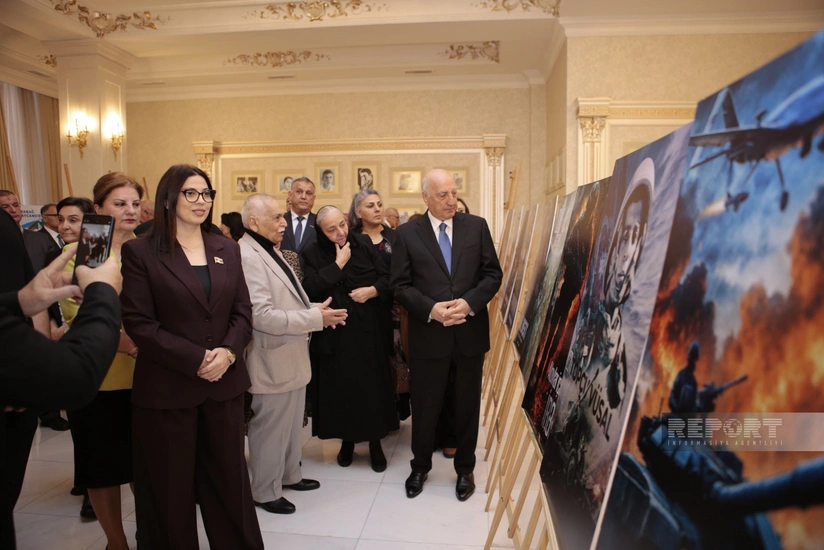 Sumqayıtda Zəfər Gününə həsr olunan tədbir keçirilib, rəsm sərgisi açılıb