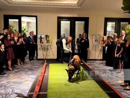 ANAMA employee, his dog receive Mine Detection Dog (MDD) Team of Year Award in US