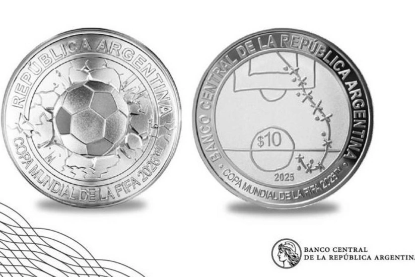 Argentina bankı Maradonanın məşhur qolunu xatırladan sikkə təqdim edib