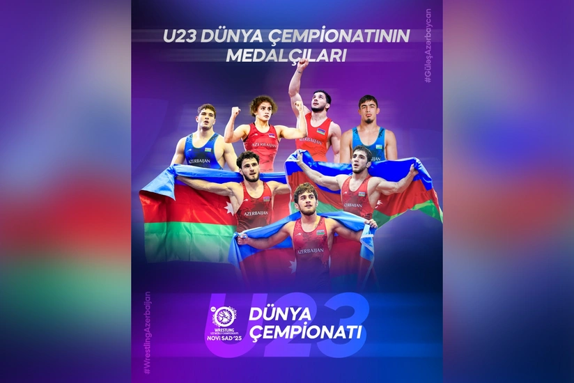 Азербайджанские борцы добились исторического успеха на чемпионате мира U23 в Сербии