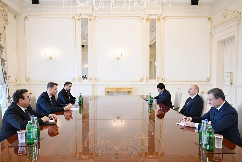 President Ilham Aliyev receives chairman of Senate of Romanian Parliament