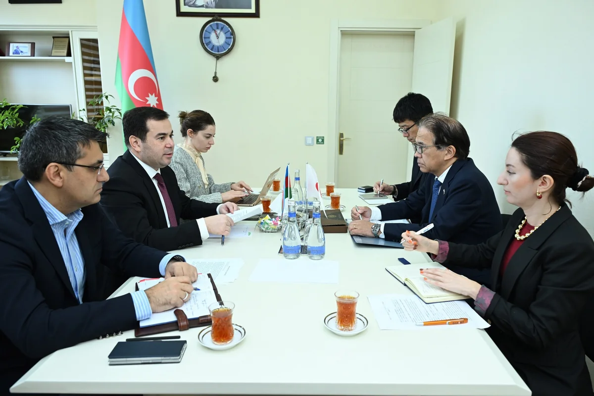 Nazir müavini Yaponiya səfiri ilə Bakıda keçiriləcək dünya çempionatını müzakirə edib