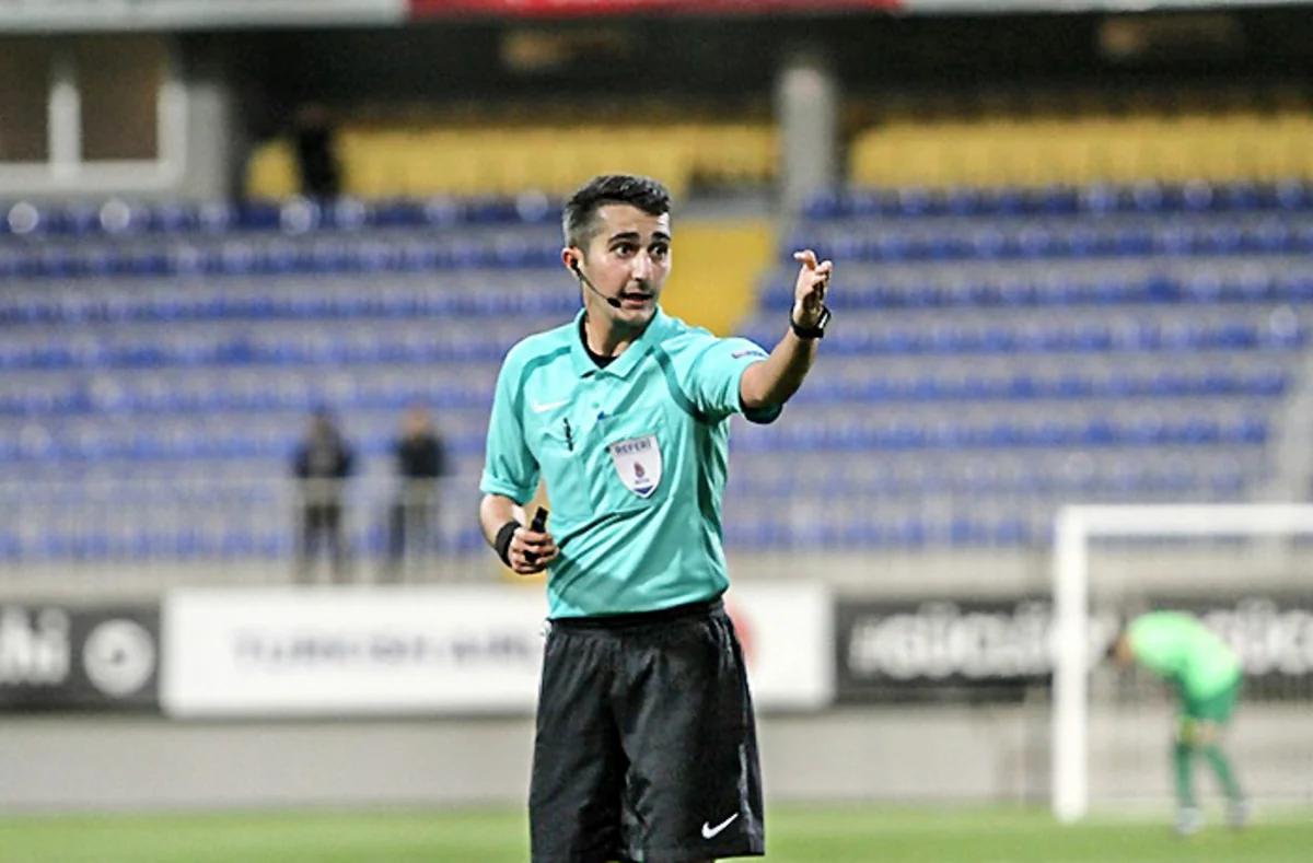 Azərbaycanlı FIFA referisi Napoli – Ayntraxt oyununun baş hakimi olacaq