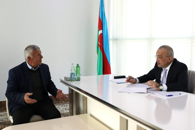 Zaur Mikayılov Göygöldə vətəndaşları qəbul edib