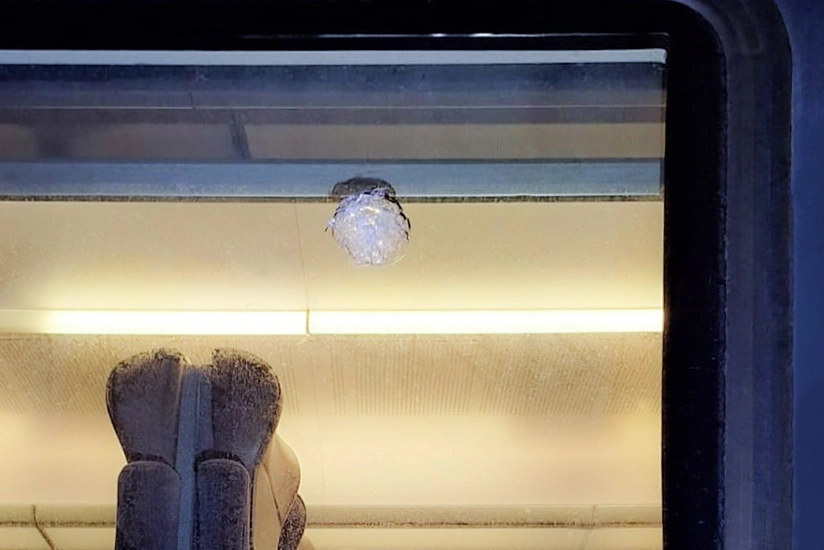 Bakı-Sumqayıt marşrutu üzrə hərəkət edən sərnişin qatarına daş atılıb