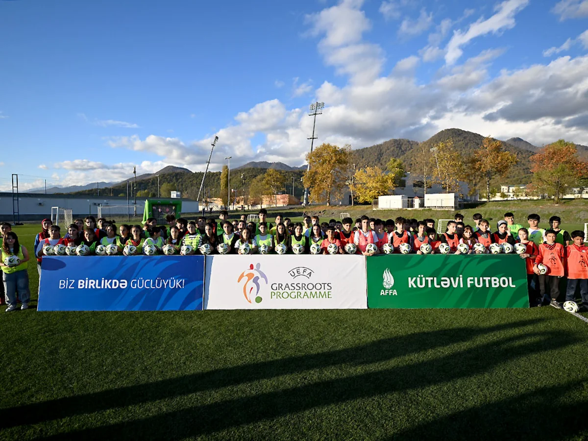 Qəbələ şəhərində kütləvi futbol festivalı təşkil olunub