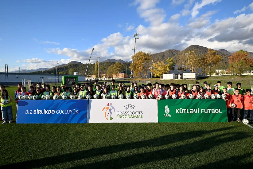 Qəbələ şəhərində kütləvi futbol festivalı təşkil olunub